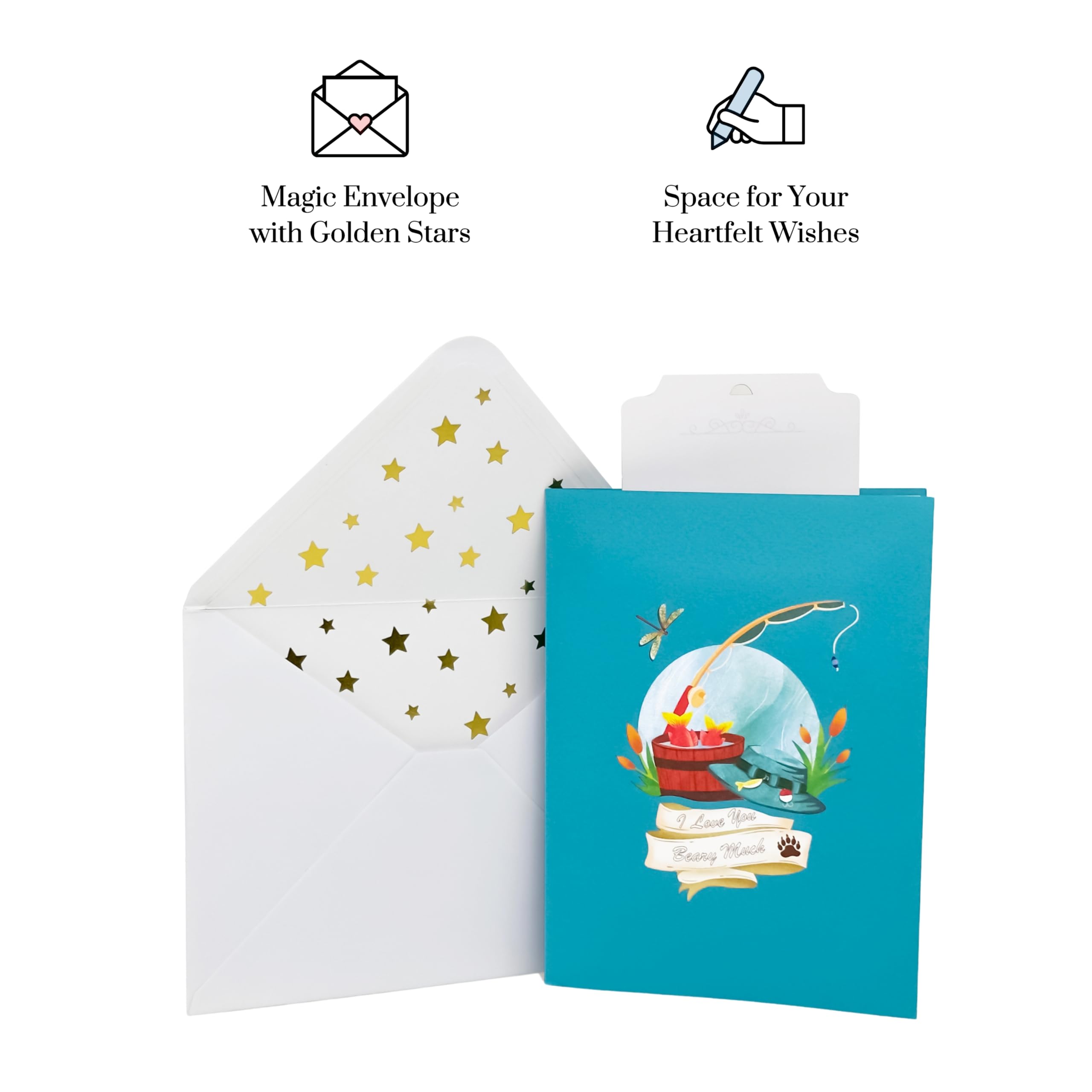 Magic Moments® 3D Pop-up Wenskaart - Vogels Koninkrijk - Bijzondere Wenskaart voor Verjaardag, Bedankjes, en Gelukkige Gelegenheden
