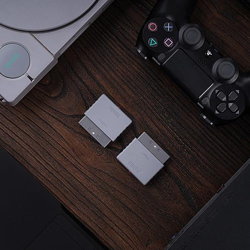 Vista 6 de 8Bitdo Retro Wireless Controller Adapter Receiver for PS1 PS2 Windows 1011, Compatible with PS5PS4 Controller, Xbox Series Controller, Xbox One