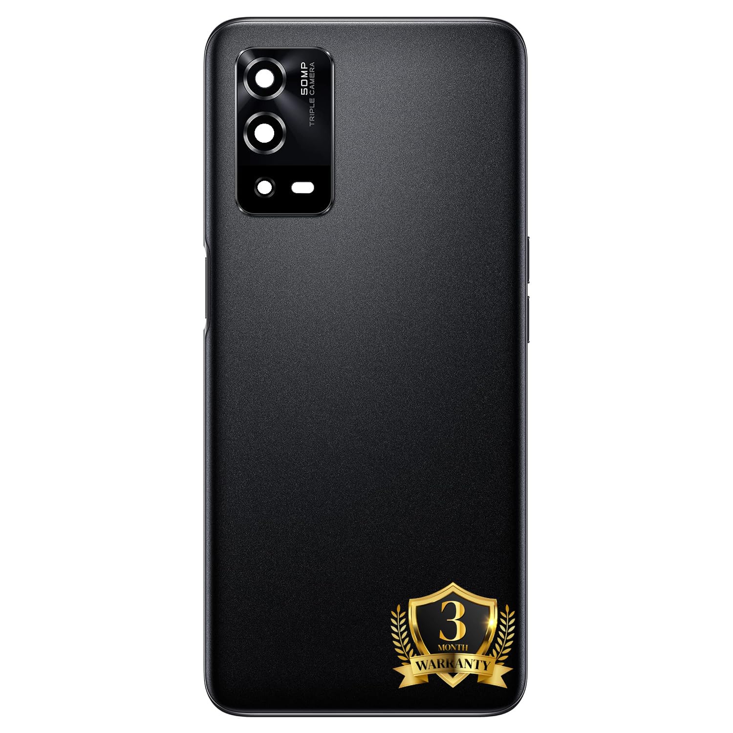 GIFFEN Mobile Housing panel Compatible with Oppo A55 4G (Black) Fully Body - 3 Months Warranty