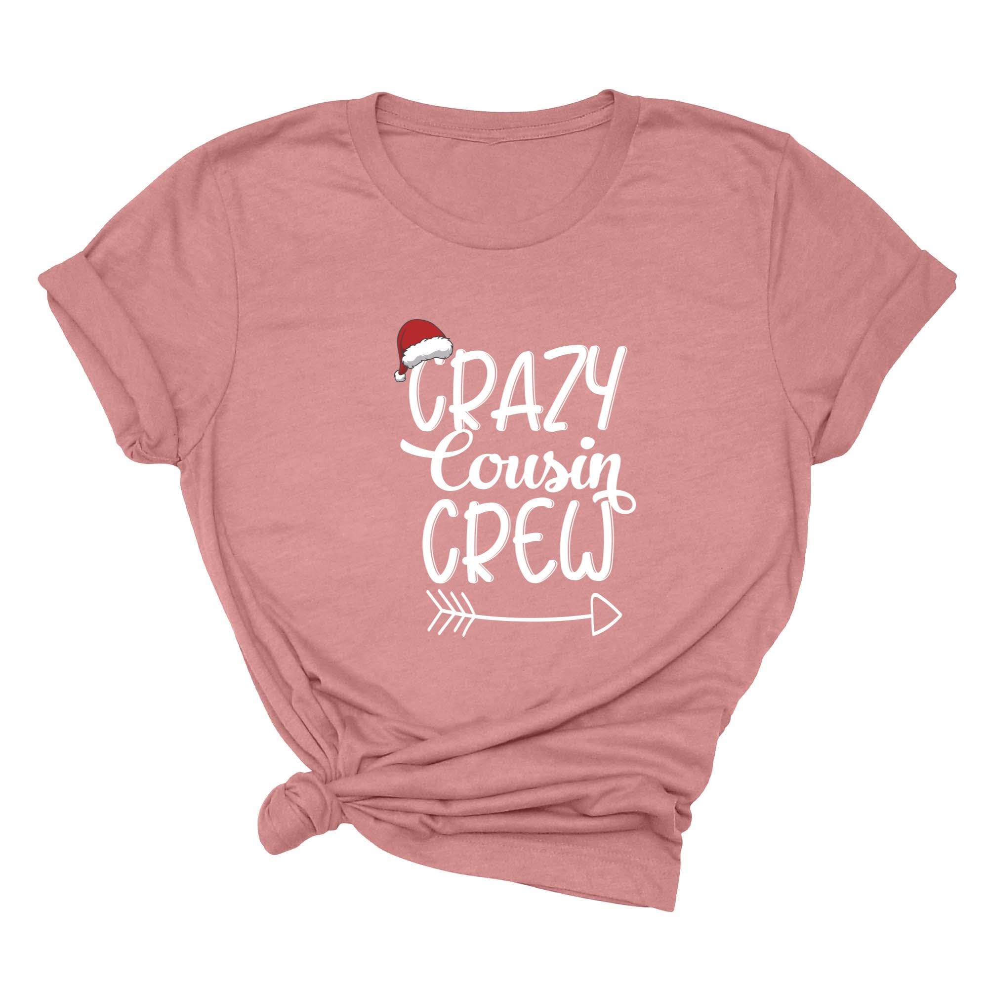 Christmas Crazy Cousin Crew Shirts, Cousin Crew, Matching Cousin Shirt, Youth Shirt Heather Mauve