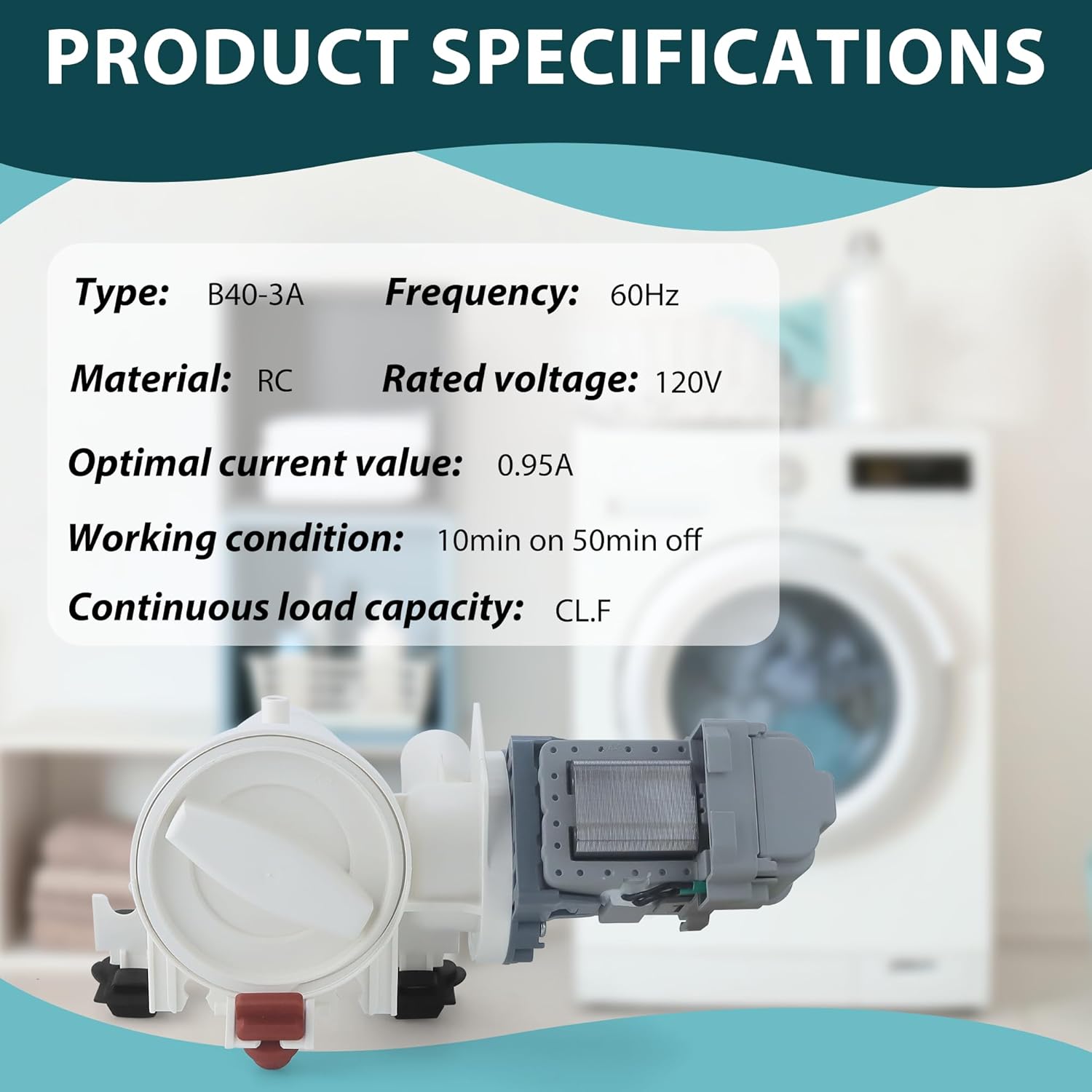 280187 8181684 Duet Washer Drain Pump Filter Assembly Compatible for Whirl-pool Ken-more May-tag Front Load Washers,Replace 285998 8181684 8182819 8182821 1200164 AP3953640 PS1485610 MIFLUS