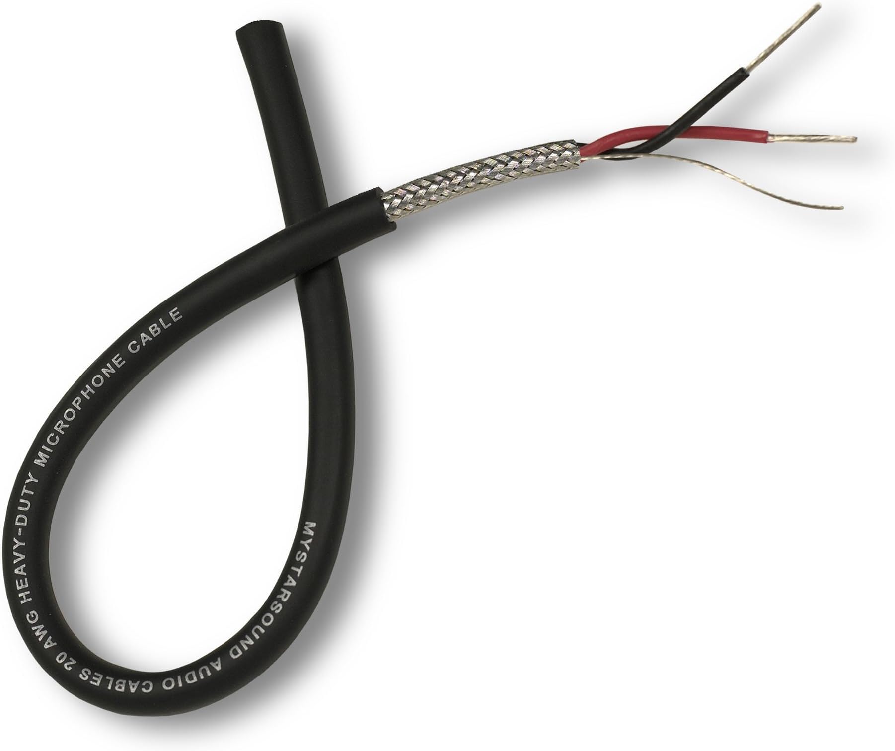 Microphone Wire/Cable Bulk 20 Gauge 95% Shielding USA Made Hi End (25 Ft)