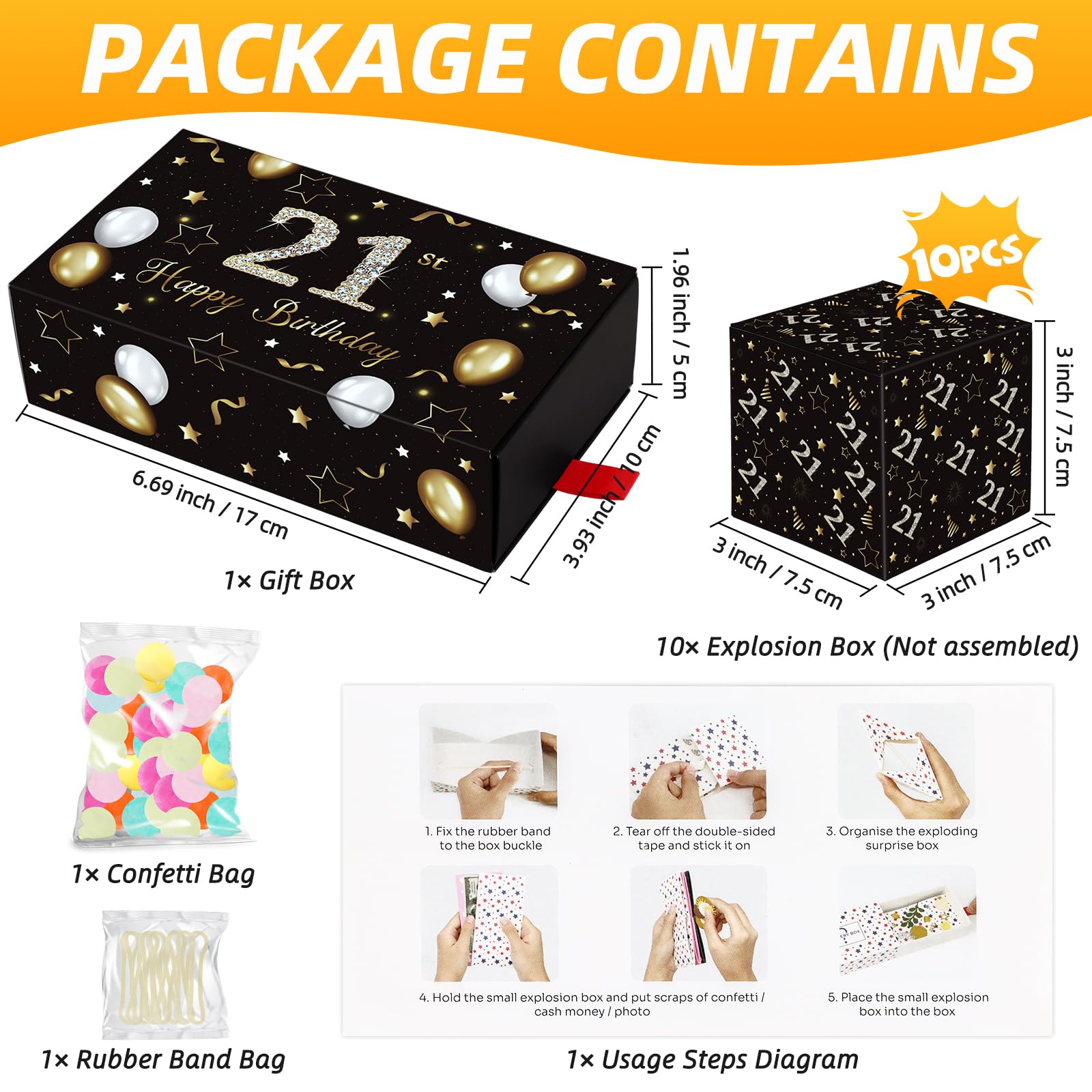 Snapklik.com : WenmthG Happy 21st Birthday Surprise Gift Box Explosion ...