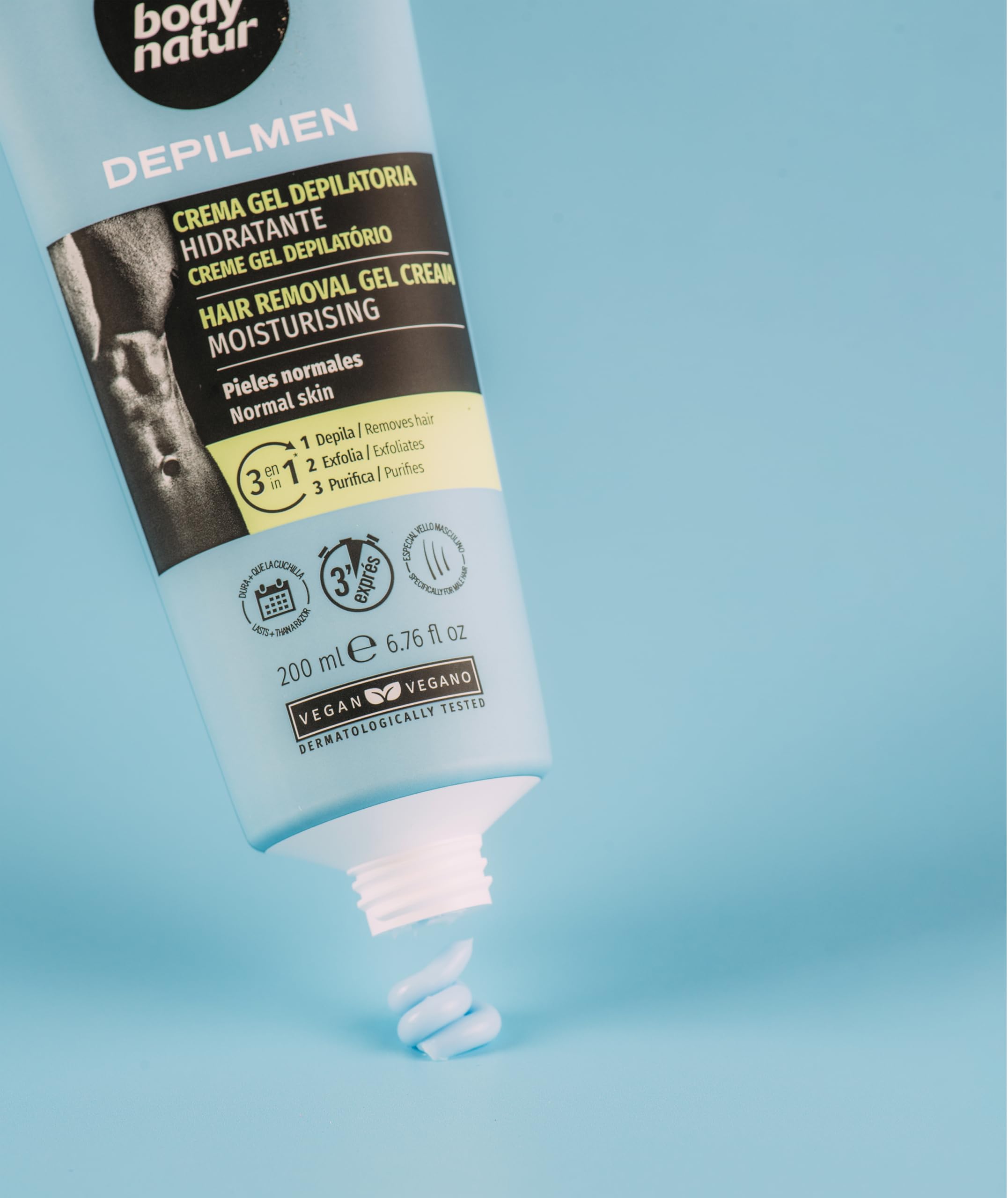 Body Natur krem żelowy do depilacji, 200ml