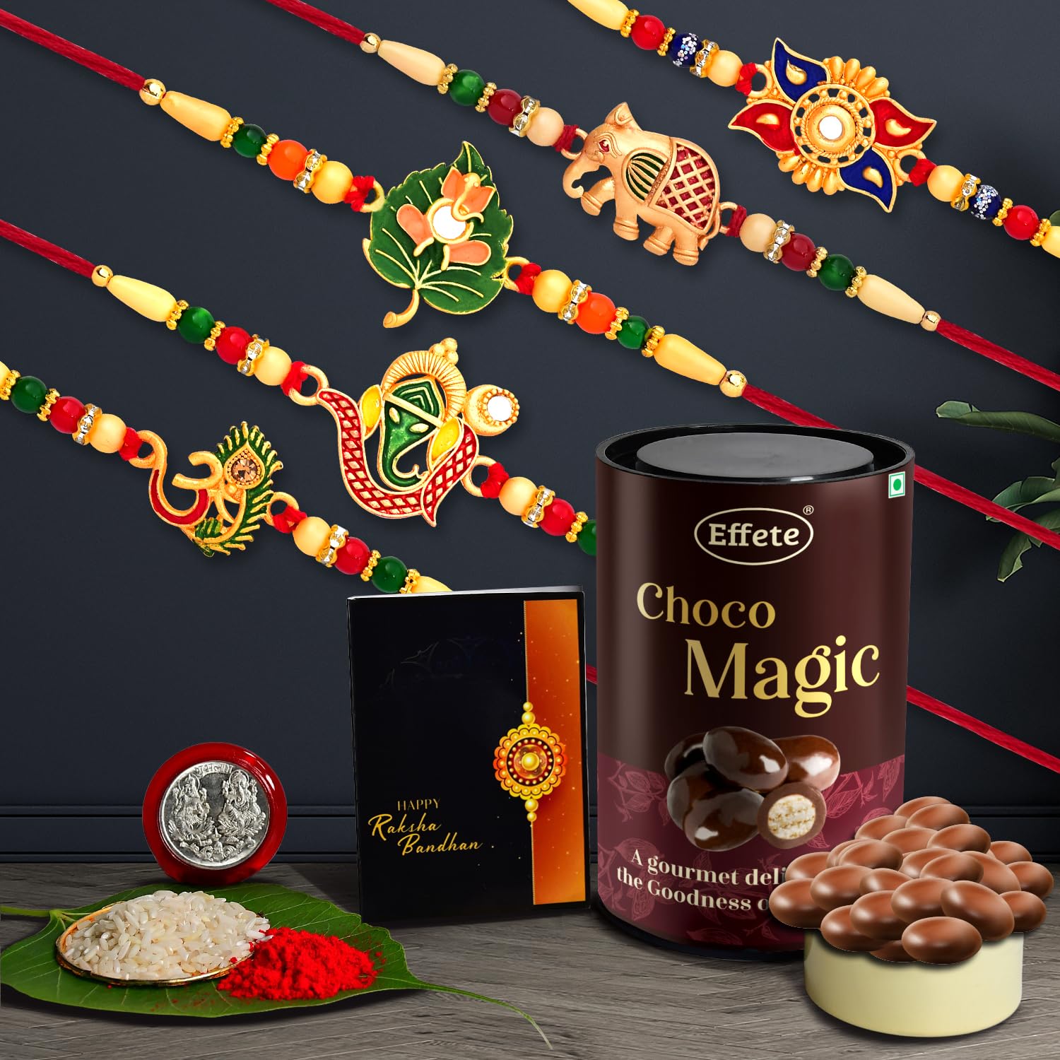 See full amazon price history chart for Oblivion (K5_Nc92_Em) Rakhi With Effete Chocolate Magic, Pooja Coin & Greeting Card, Rakhi Gift Hamper, Rakhi & Chocolate For Brother, Fancy Rakhis For Men Stylish, Rakhi With Gift, Set Of 5 Oblivion (K5_Nc92_Em) Rakhi With Effete Chocolate Magic, Pooja Coin & Greeting Card, Rakhi Gift Hamper, Rakhi & Chocolate For Brother, Fancy Rakhis For Men Stylish, Rakhi With Gift, Set Of 5 (B0CDTXLNLJ) Amazon Price History, Amazon Price Tracker