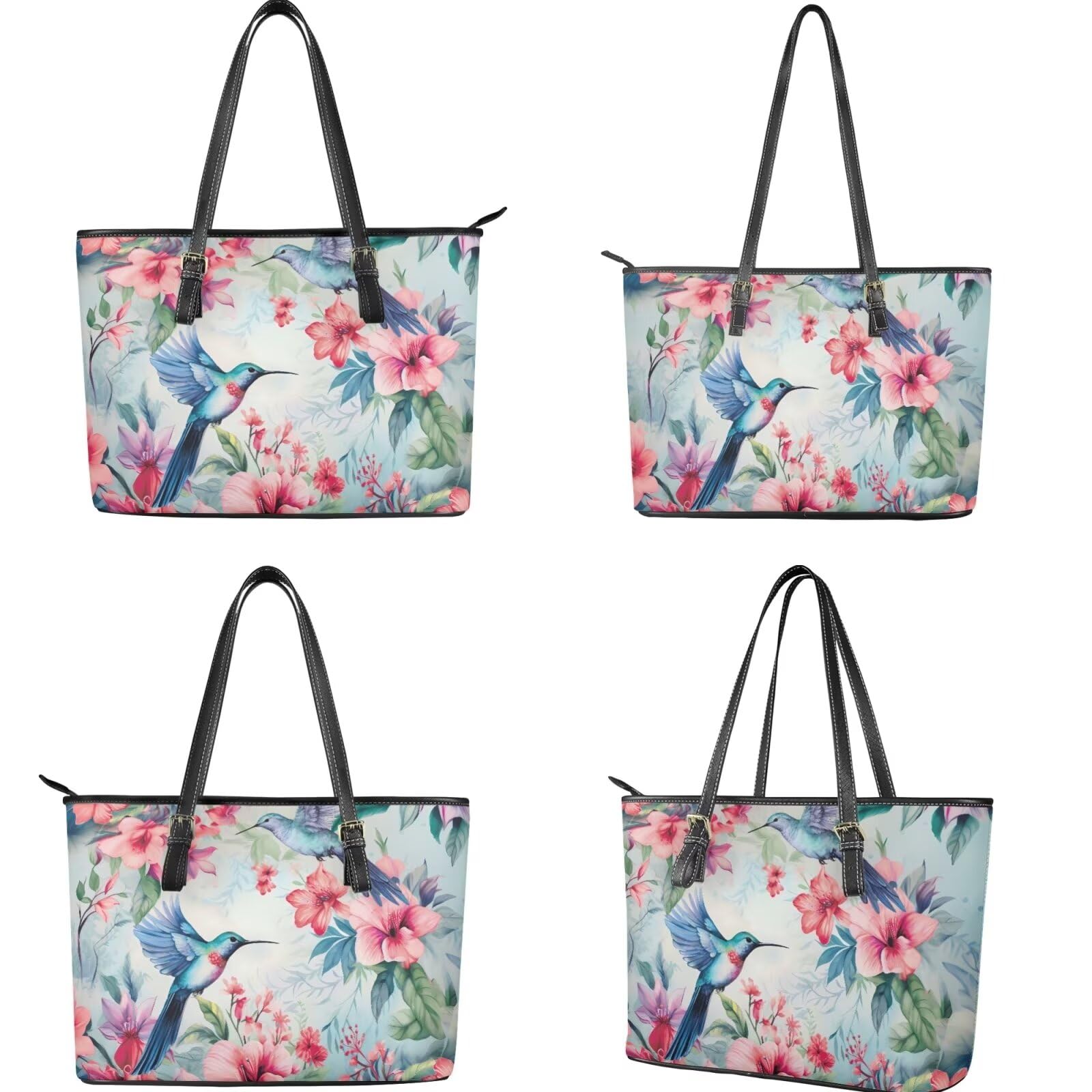 Dolyues Juego de 2 bolsas de mano con bolso largo que incluye bolsa de mano de 15 pulgadas con cremallera de piel sintética para mujer
