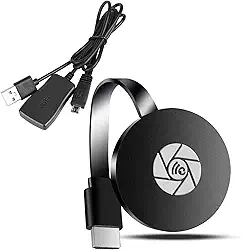 Adaptador de streaming HDMI sem fio, dongle Miracast Hdmi, compatível com telefone/tablet/PC para HDTV/projetor, filmes/programas/TV ao vivo, Airplay/Miracast/DLNA-1