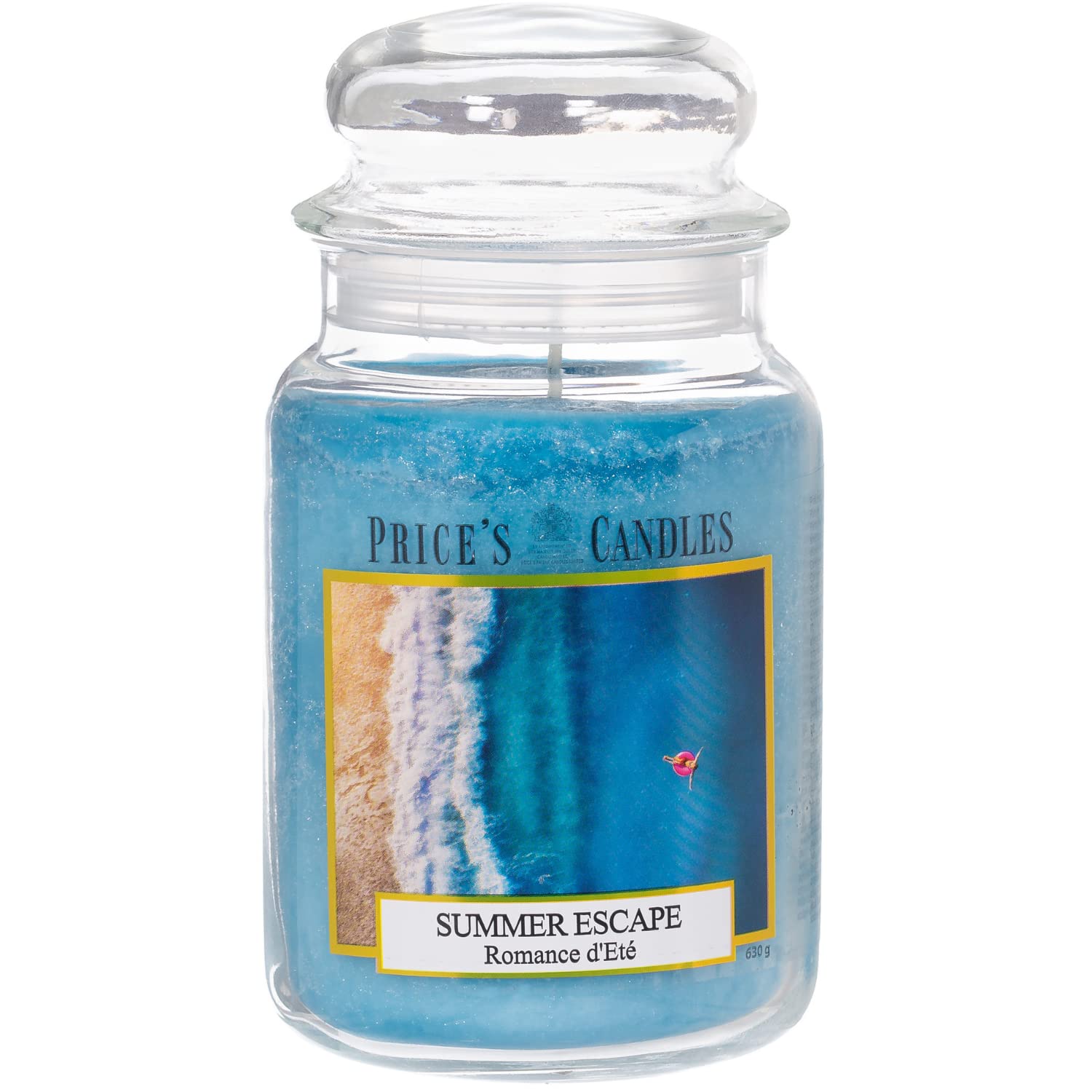 Price's Candles Large Jar Candle, Refreshing Summer (Fragrance Range), Multicolour