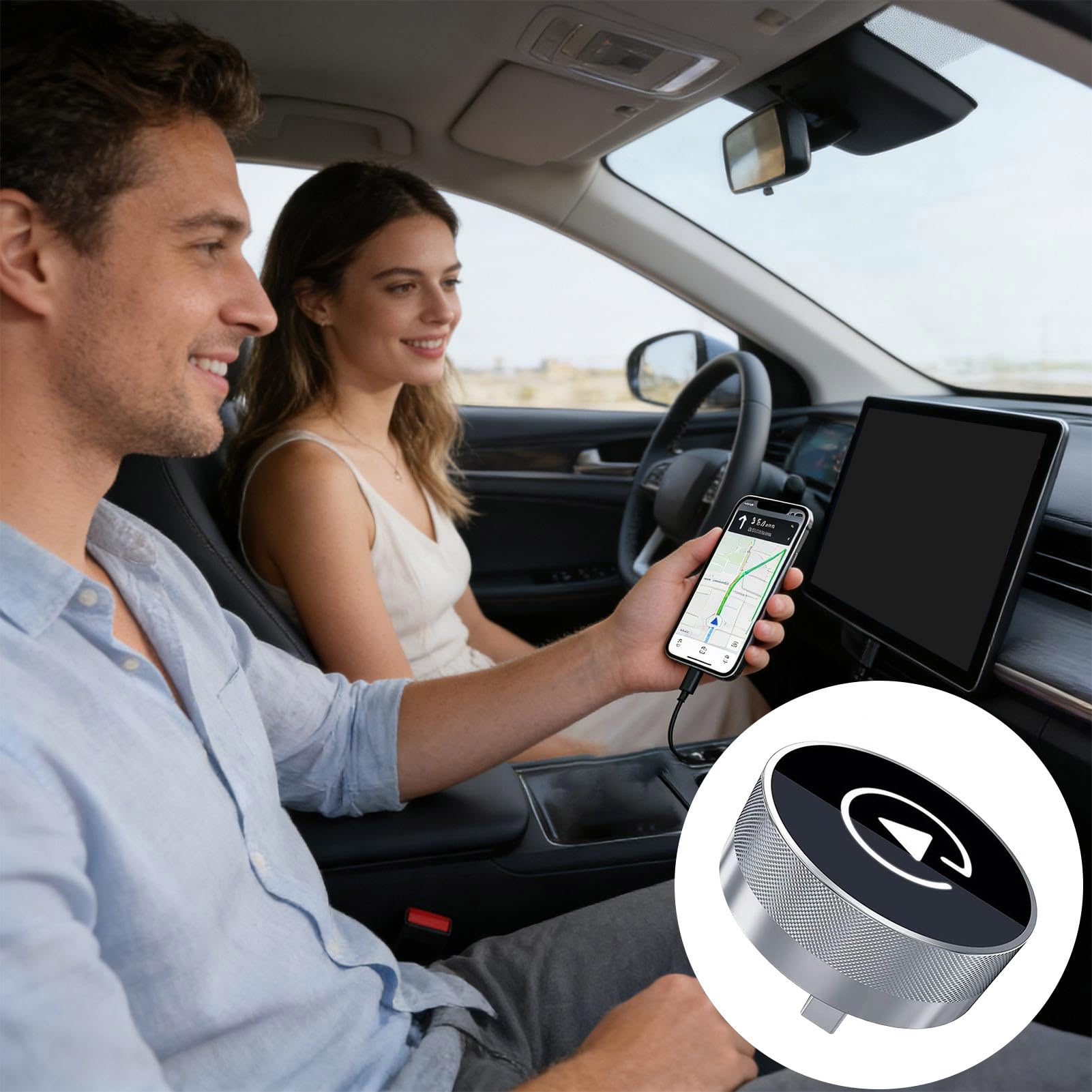 Generisch Adaptador Inalámbrico Coche Convertidor Inteligente Enchufe