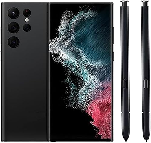 Miniatura 1 de Paquete de 2 bolígrafos Galaxy S22 Ultra de repuesto para Samsung Galaxy S22 Ultra 5G S Pen Stylus Pen sin Bluetooth (negro fantasma)