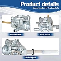 Vista 4 de WFLNHB Llave de vacío para interruptor de combustible, 0.709 in x 0.039 in, repuesto para Honda Ascot Nighthawk Silver Wing Shadow Transalp 600 450