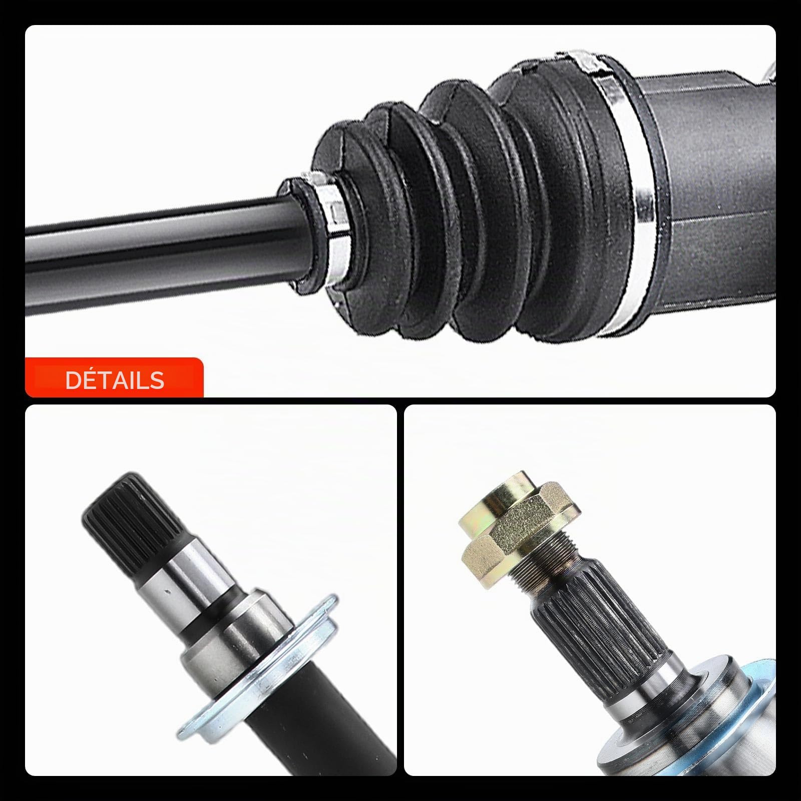 Frankberg Arbre de transmission MT sans bague ABS 31607518238