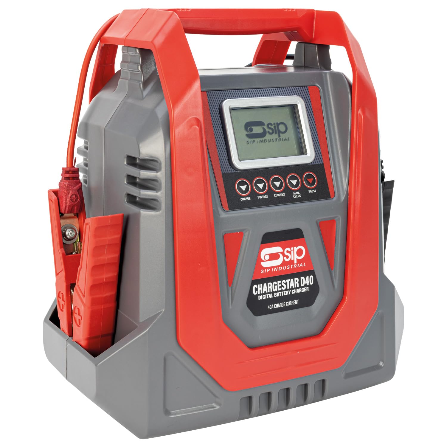 SIP CHARGESTAR D40 12V 24V Smart Battery Charger 40A Truck Van Car Heavy Duty Workshop Charger