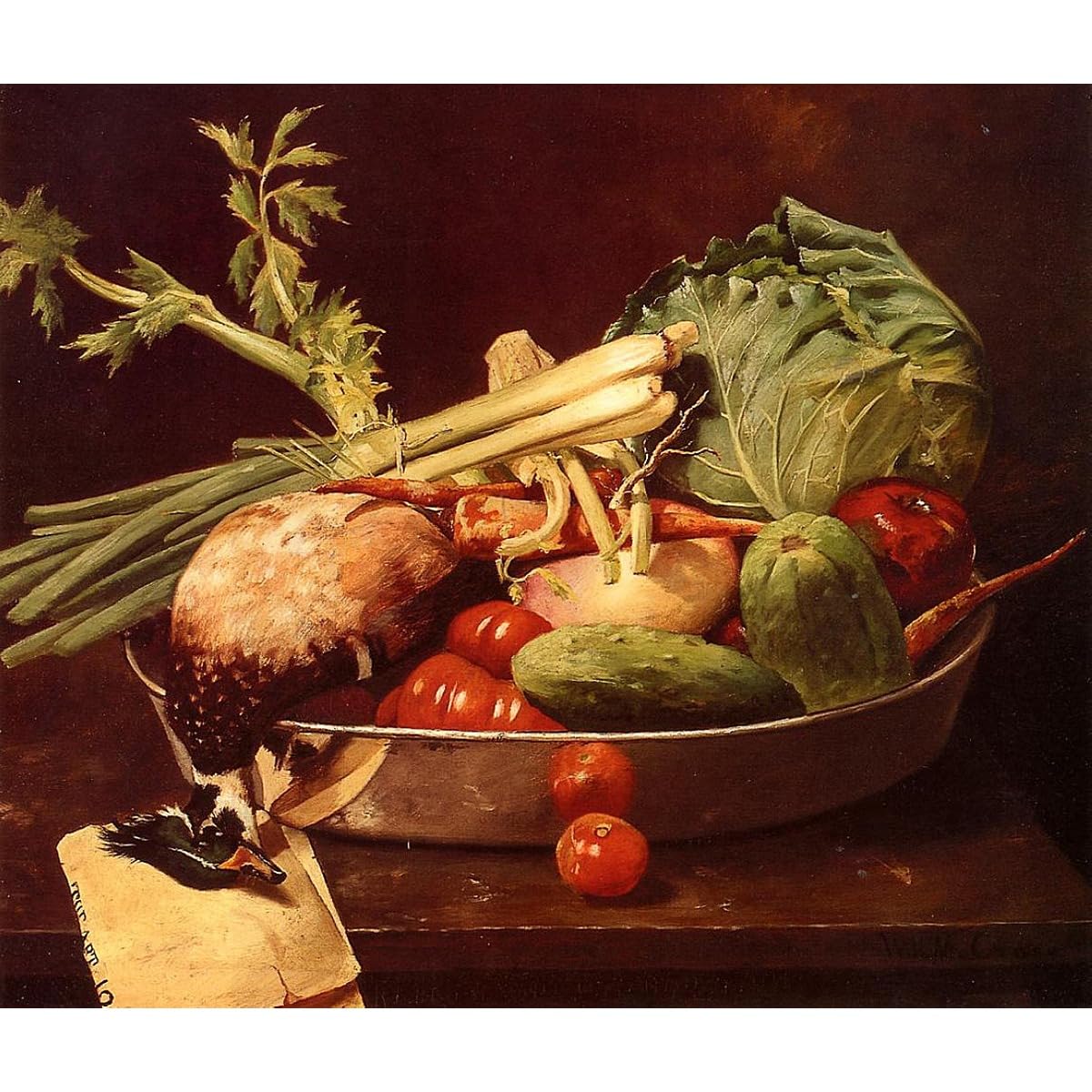 Impression sur toile ARTICULOZY Nature morte avec légumes pour mur vide - 2