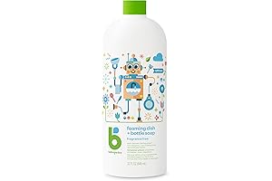Babyganics Foaming Dish & Bottle Soap Refill: Plant-Powered Clean for Gentle Baby Care