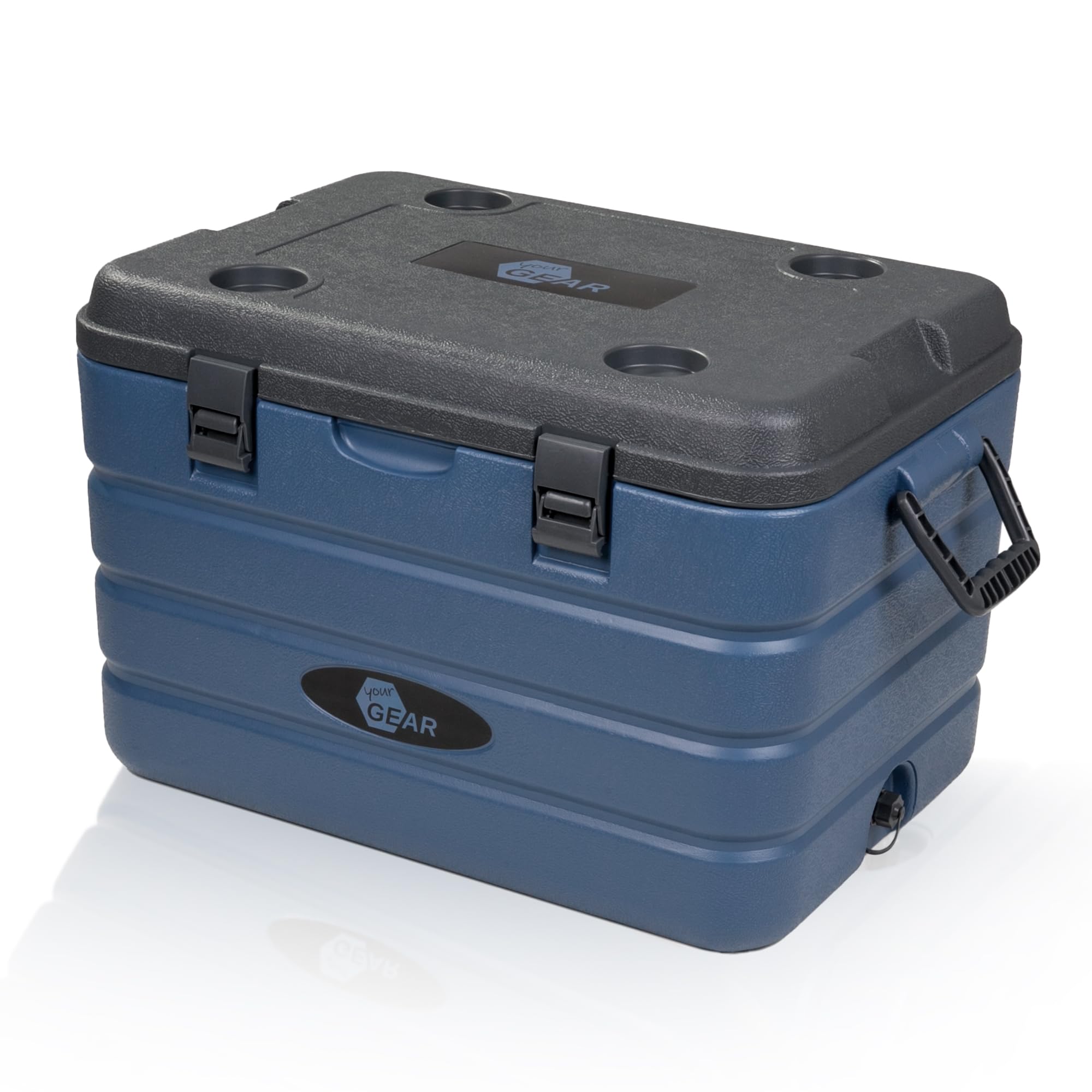 your GEAR Coolah Kühlbox - 4 Größen - 10, 30, 40, 60 Liter - passiver Kühlbehälter, 47 Std. Kühlleistung, Kühltasche, Eisbox, Isolierbox warm & kalt, Camping Picknick, Festival (60 Liter)