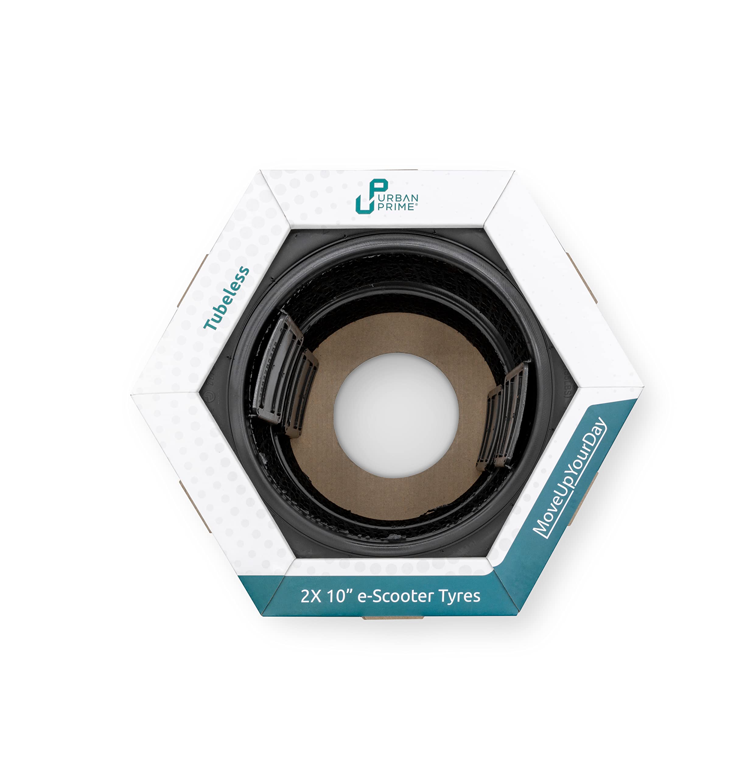 Pneu 10'' x2, Kit Pneu Trotinettes Electriques, 10 Pouces, Pneus de Rechange, Tubeless