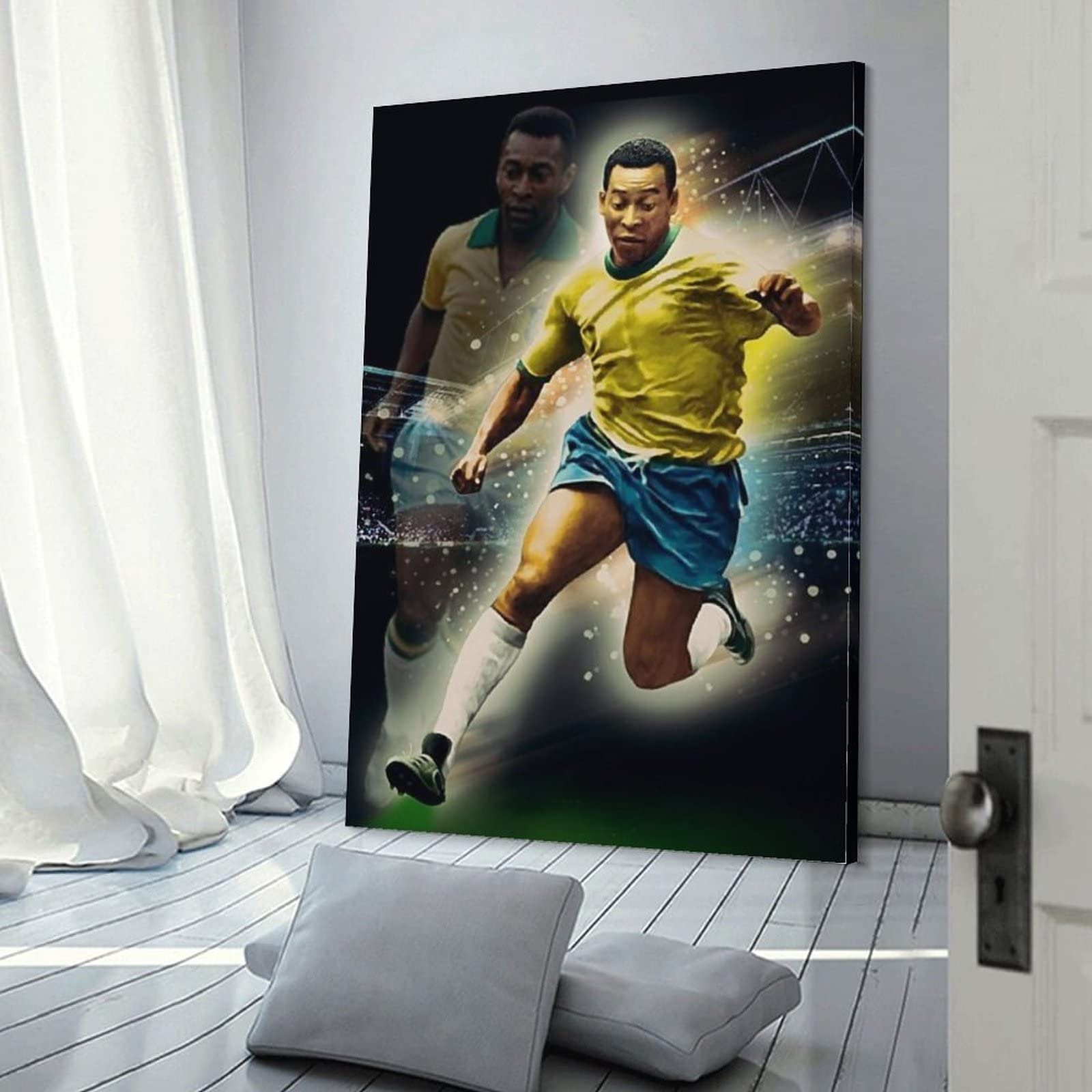 Amazon.co.jp: サッカー Pele ペレ サッカーの王です アートパネル