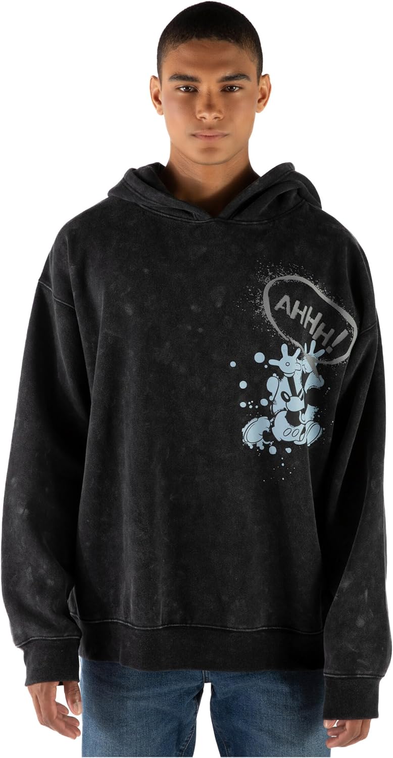 Disney Mickey Mouse Mens Fleece Pullover Hoodie Adult Sizes (X-Small - 2XL)