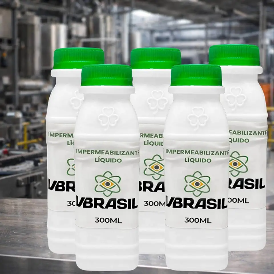 Kit Com 5 Selador Impermeabilizante Multiuso 300ml Proteção Hidrofugante Para Concreto Madeira Cerâmica Tecidos E Paredes Alta Cobertura E Secagem Rápida