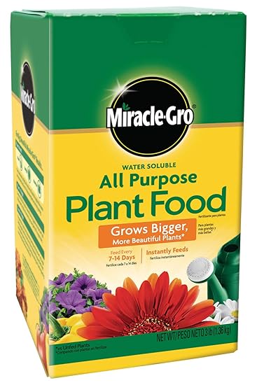 Miracle-Gro All Purpose Plant Food, 3-Pound (Plant Fertilizer)