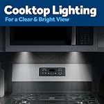 GE JNM3184RPSS 1.8 Cu. Ft. Over-the-Range Microwave Oven with Recirculating Venting, 12.8 in, Stainless Steel