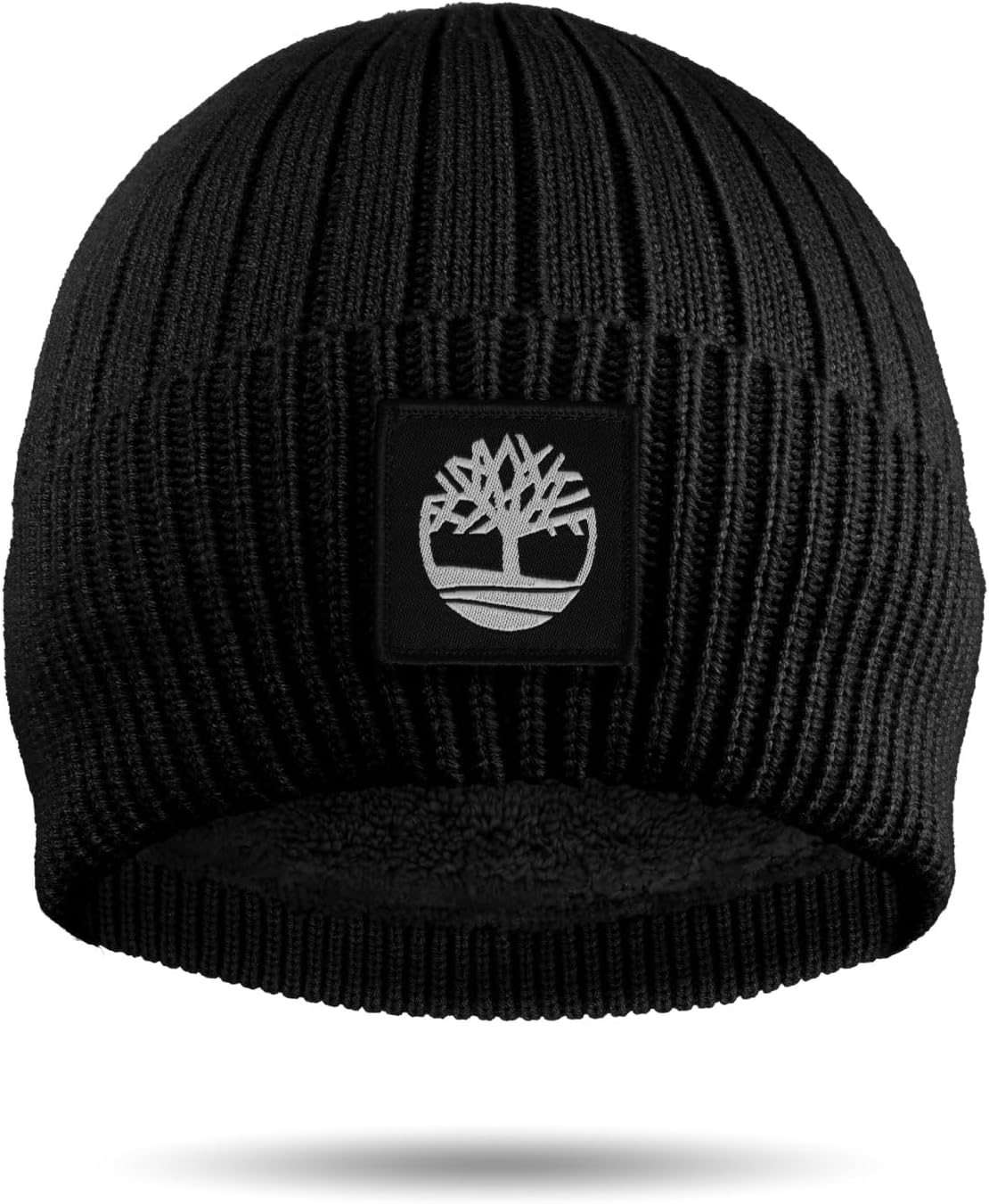 Timberland Women’s Rib Core Beanie - Soft Knit Winter Hat, Stretch Fit, Ribbed Texture, Fold-Over Cuff for Cold Weather - Image 2
