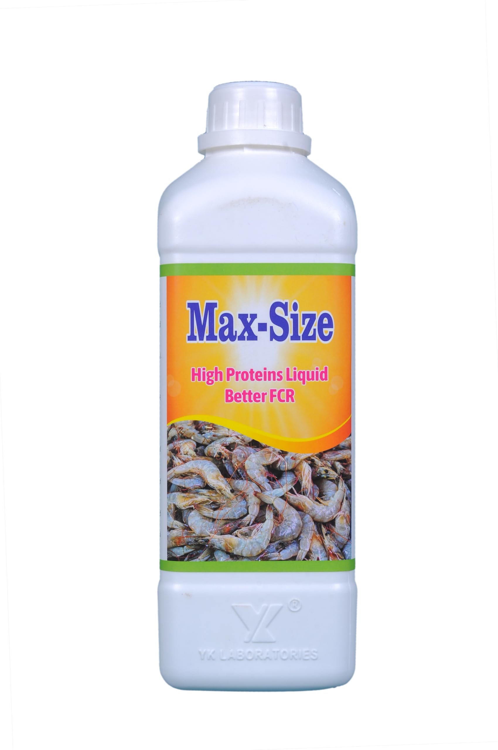 Max-Size High Protien Liquid for Fish & Shrimp Farming | Aqua Culture Feed Supplement - 1L