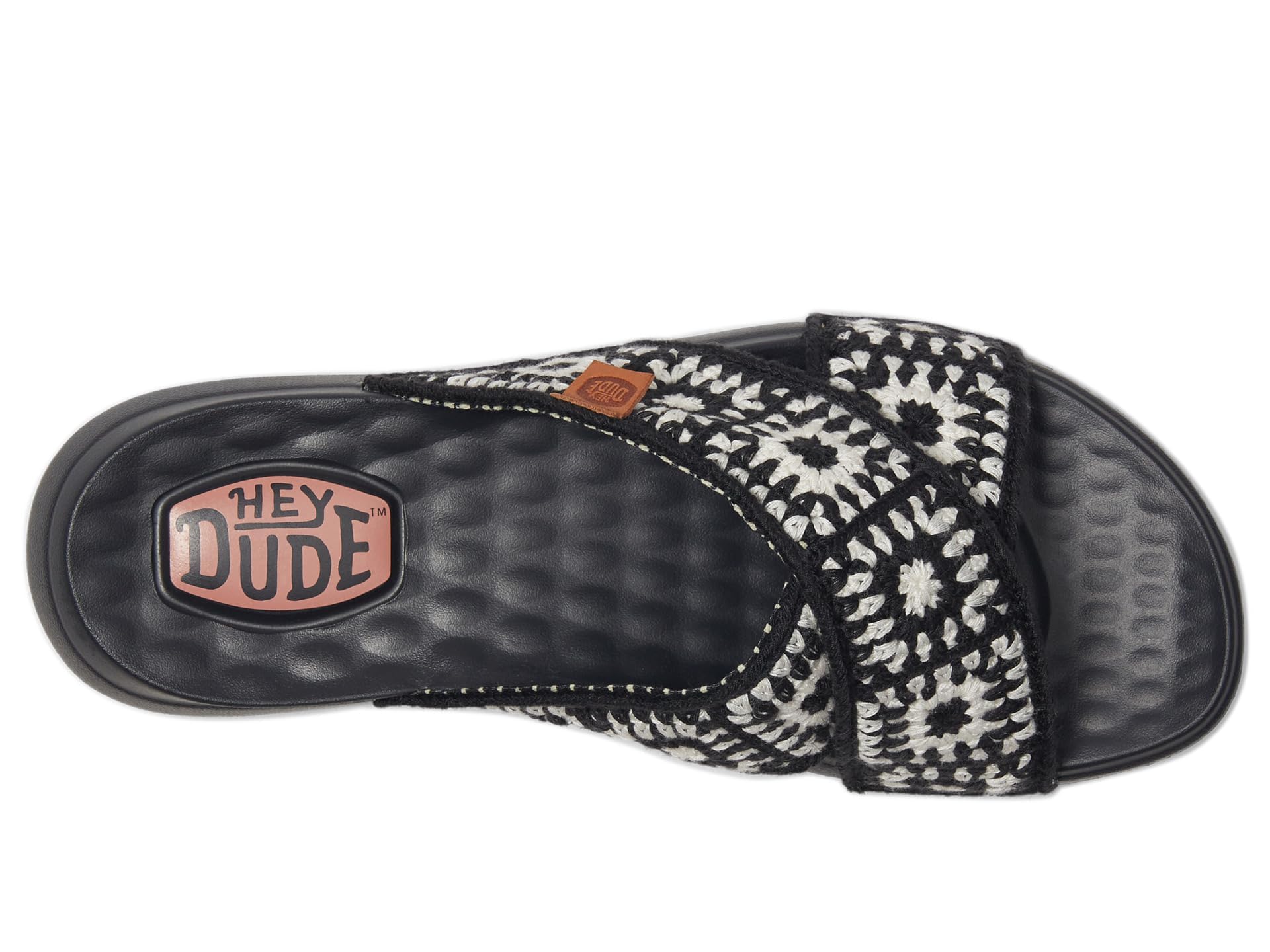 HEYDUDE Christi Slide Cottage Crochet MocassinoDonna