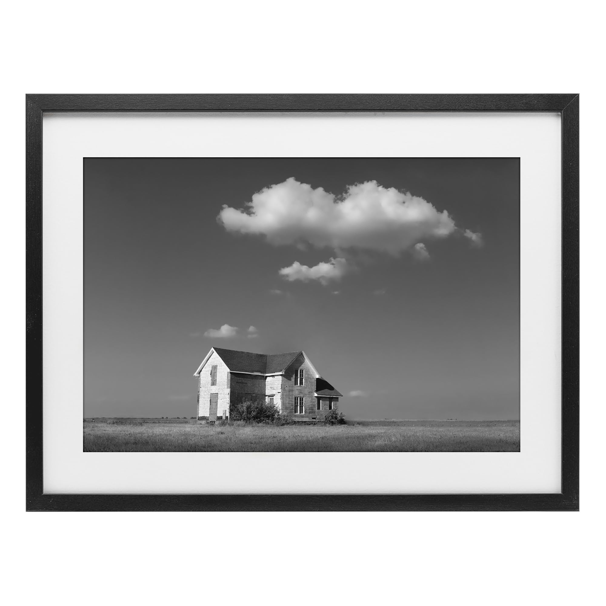 'Solitary Erstwhile Cottage'| Framed Print Under Glass