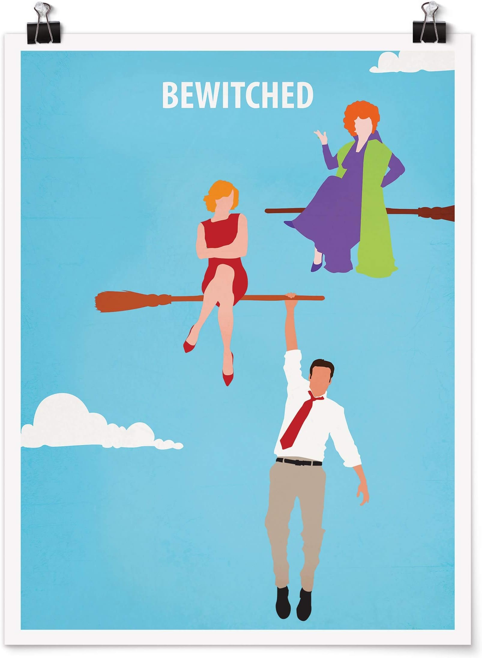 Bilderwelten Poster Film Poster Bewitched Portrait Self-adhesive satin finish 80x60cm