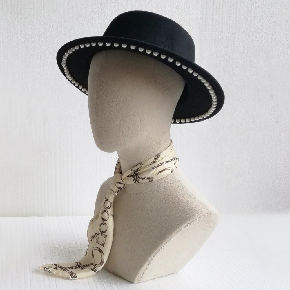 Fabric Covered Male Head Mannequin Used for Scarves and Hats displays (Male)