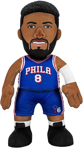 Miniatura 15 de Bleacher Creatures Philadelphia 76ers Tyrese Maxey - Figura de peluche de la NBA de 10 pulgadas, una superestrella para jugar o exhibir Atlanta