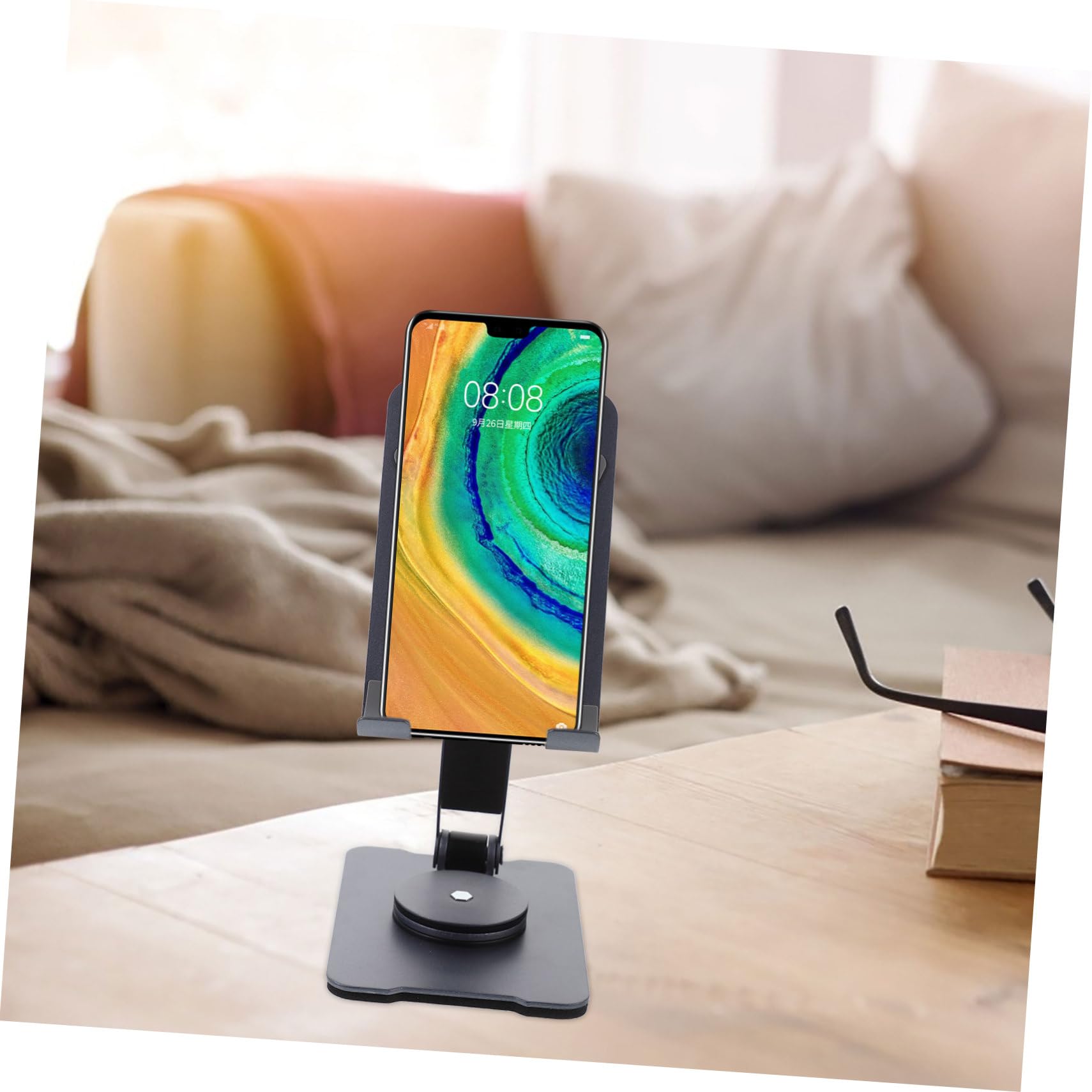 LABRIMP Supporto Regolabile Per Telefono Con Rotazione Porta Smartphone Da Tavolo Per Ufficio e Casa Compatibile Con Tablet e Smartphone Design Pratico Per Videochiamate e Streaming