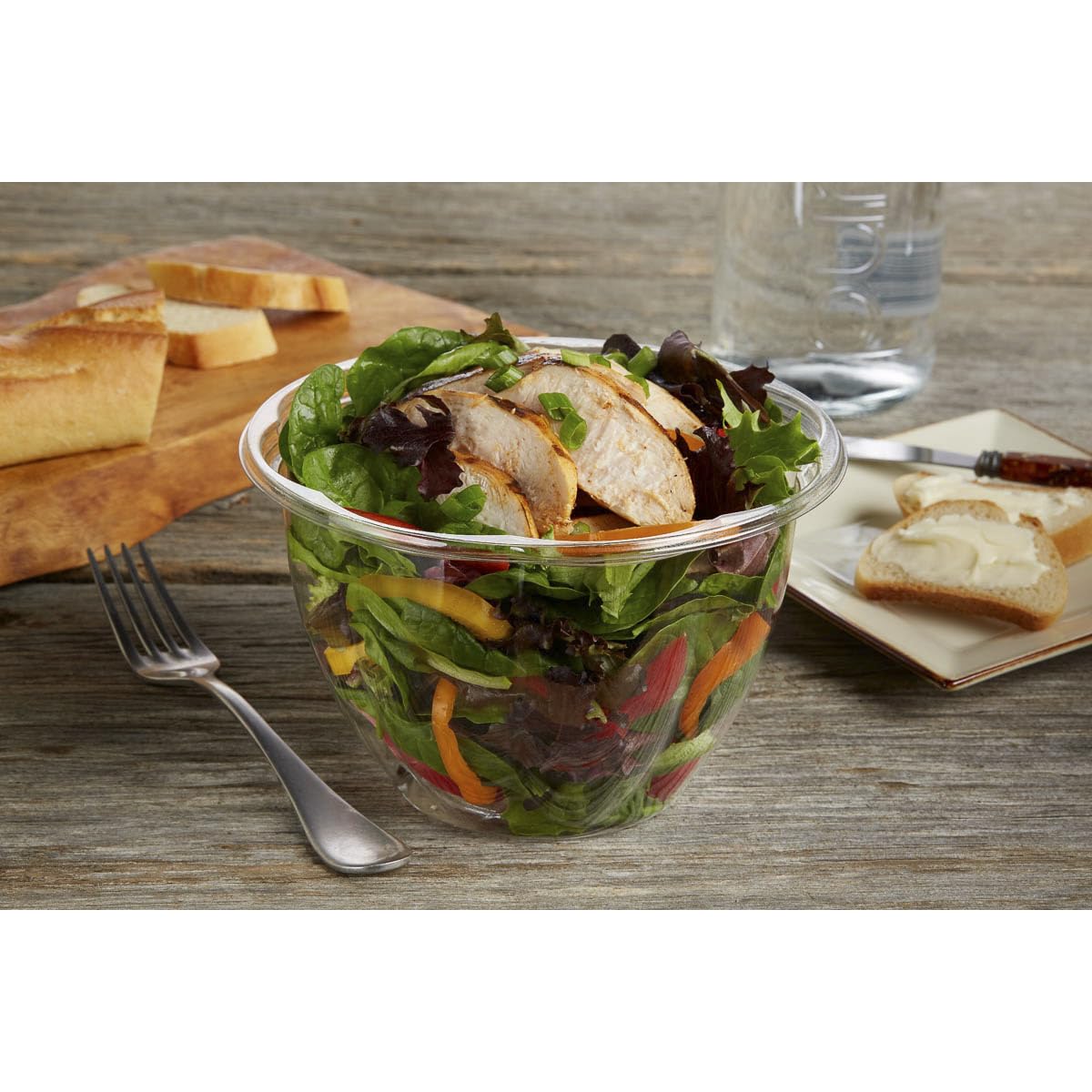 Bottle Box Direct Pack, Inc Round Rose Bowl, 16 oz., Clear | 600/Case