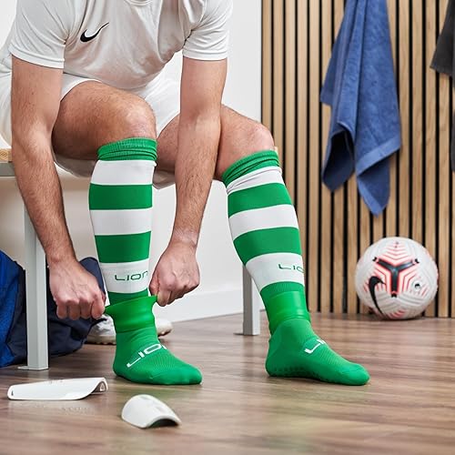 Miniatura 2 de Mangas de pierna para calcetines de fútbol para acompañar calcetines de agarre, se adapta sobre pantorrillasespinilleras, variedad de colores para