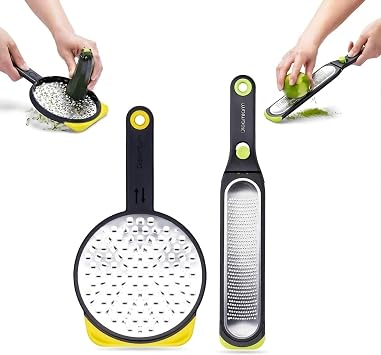 Dreamfarm Grater Set - BlackGreen/Yellow, Set of 2