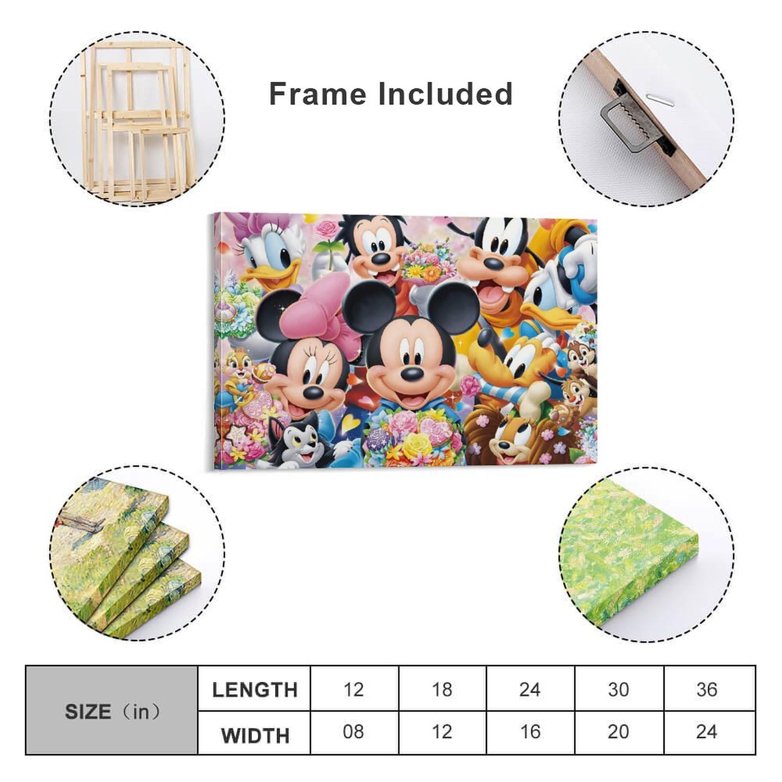 Amazon.co.jp: アートパネル ディズニー ミッキーマウス ディズニー 城