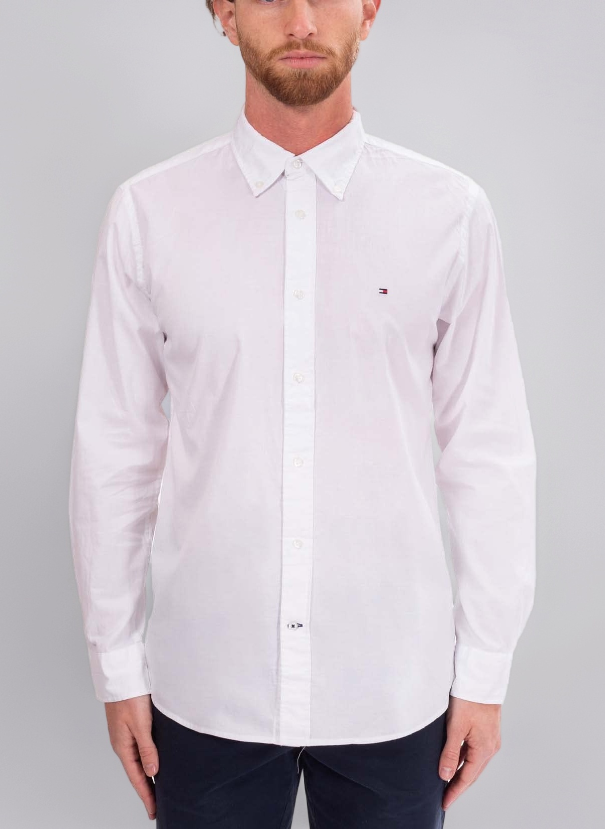 Men's Long Sleeve Poplin Shirt