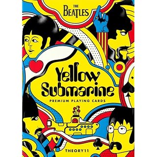 Murphy’s Magic Supplies, Inc. Theory11 Cartes à jouer The Beatles Submarine Jaune, (71949) - Les Beatles, Paul McCartney, John Lennon, RIngo Starr, George Harrison