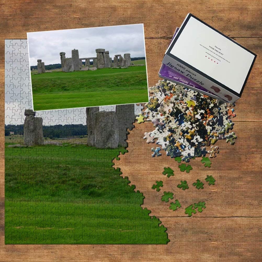 UK England Stonehenge Salisbury Jigsaw Puzzle 1000 Piece Travel Souvenir Wooden