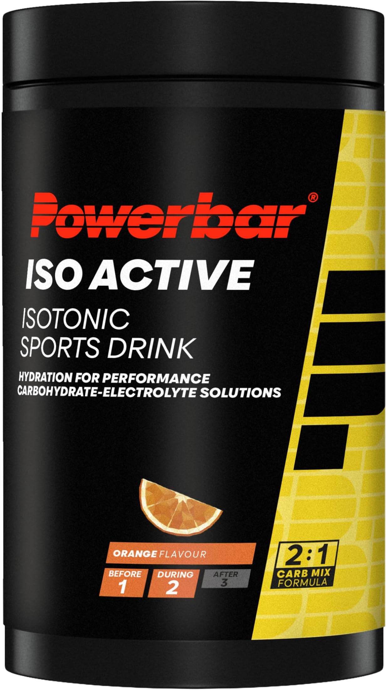 Powerbar - Isoactive - Orange - 600g - Isotonic sports drink - 5 electrolytes