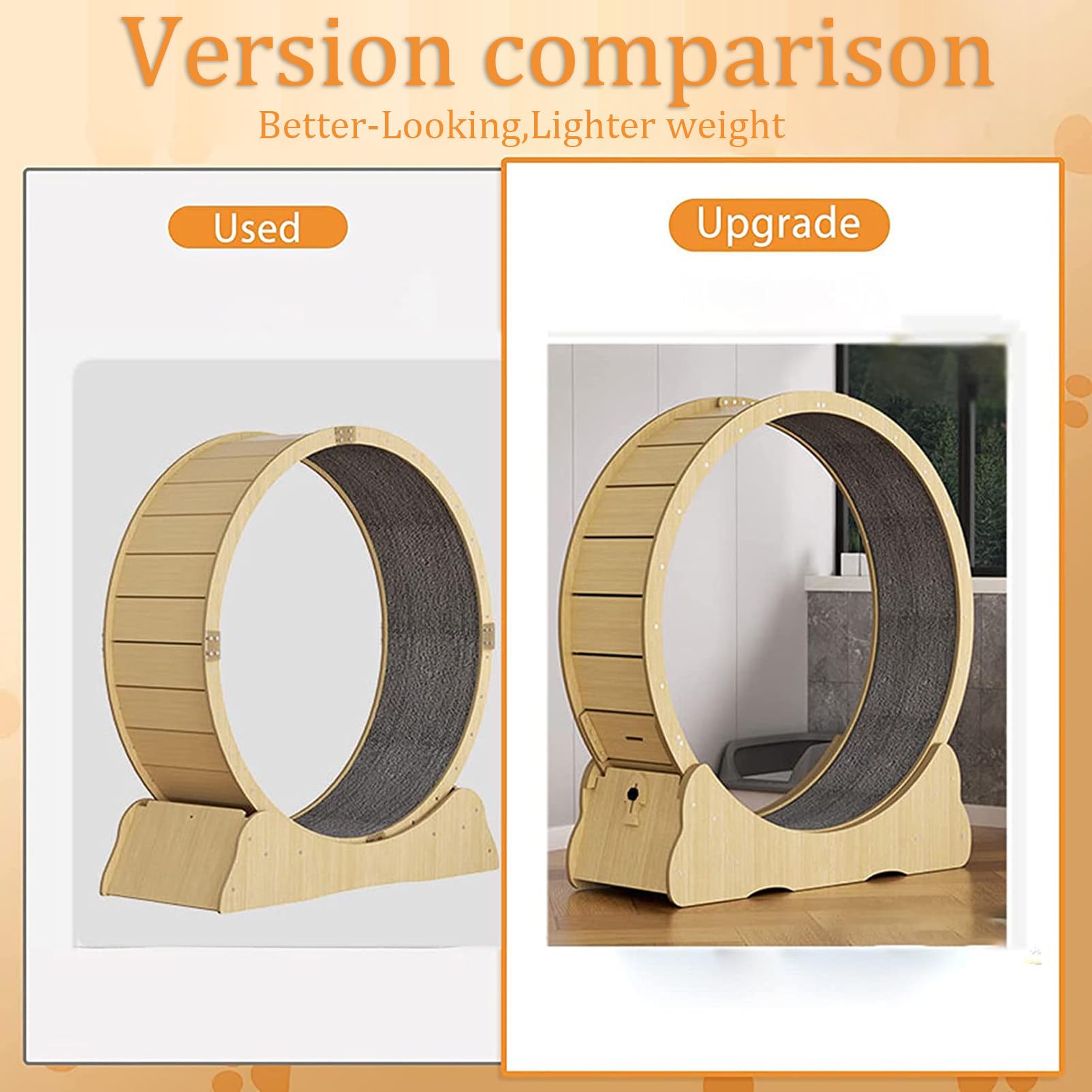 Rueda de ejercicio para gatos, cinta de correr interior para mascotas pequeñas, dispositivo de fitness y pérdida de peso, rueda para correr, juguete interactivo para mascotas, perfecto para jugar y