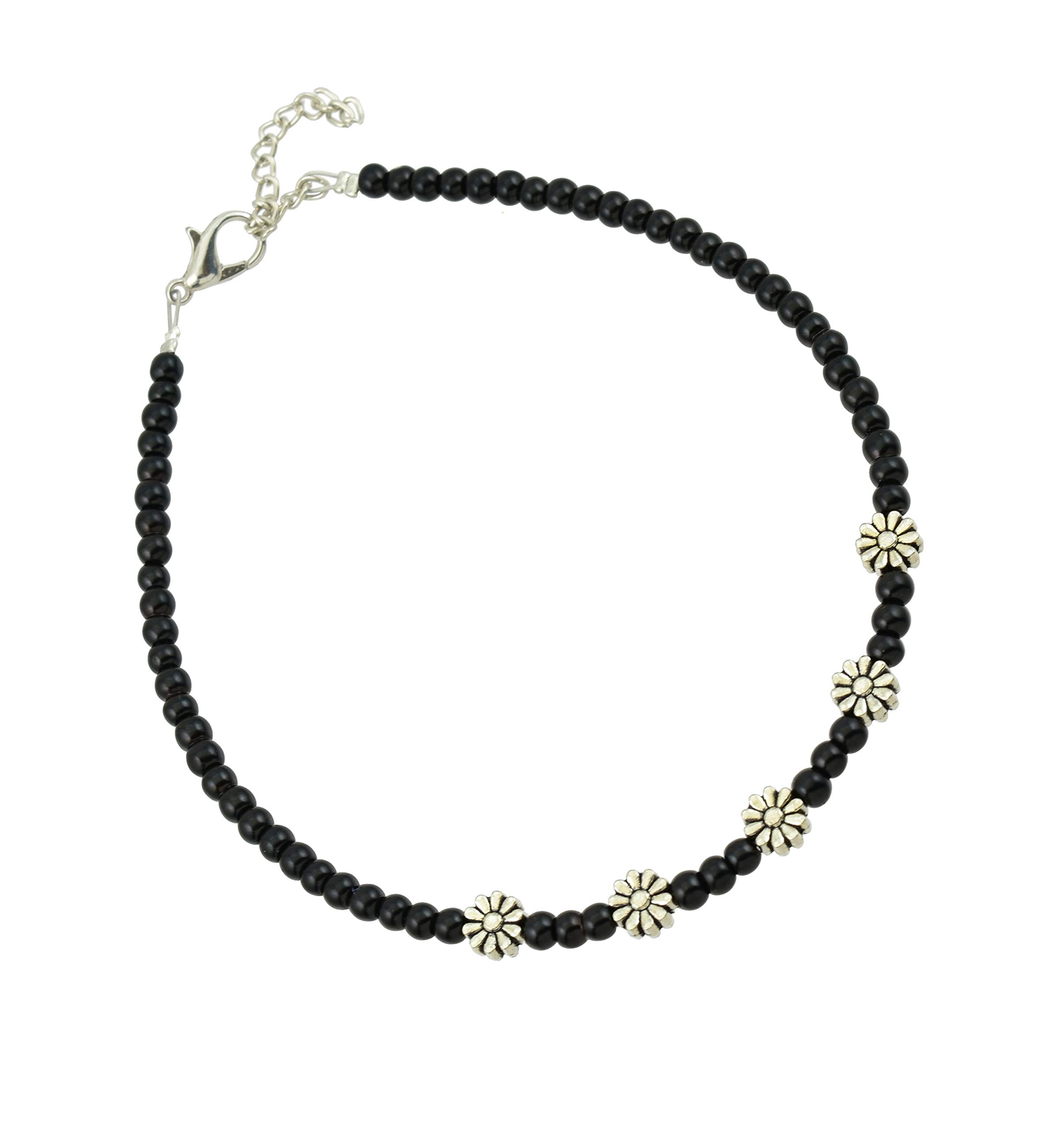 High Trendz Anklet for Girls Stylish Black Beads with Oxidized Charms (B07Q3FXXBR) Amazon Price History, Amazon Price Tracker