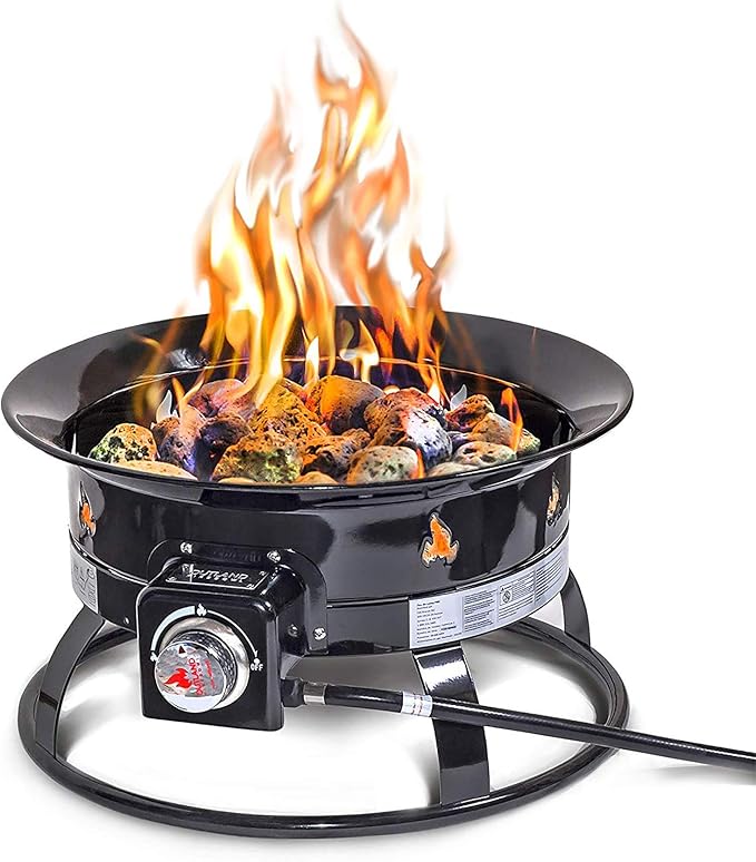 Outland Living Portable Propane Fire Pit, 19-inch, 58,000 BTU with