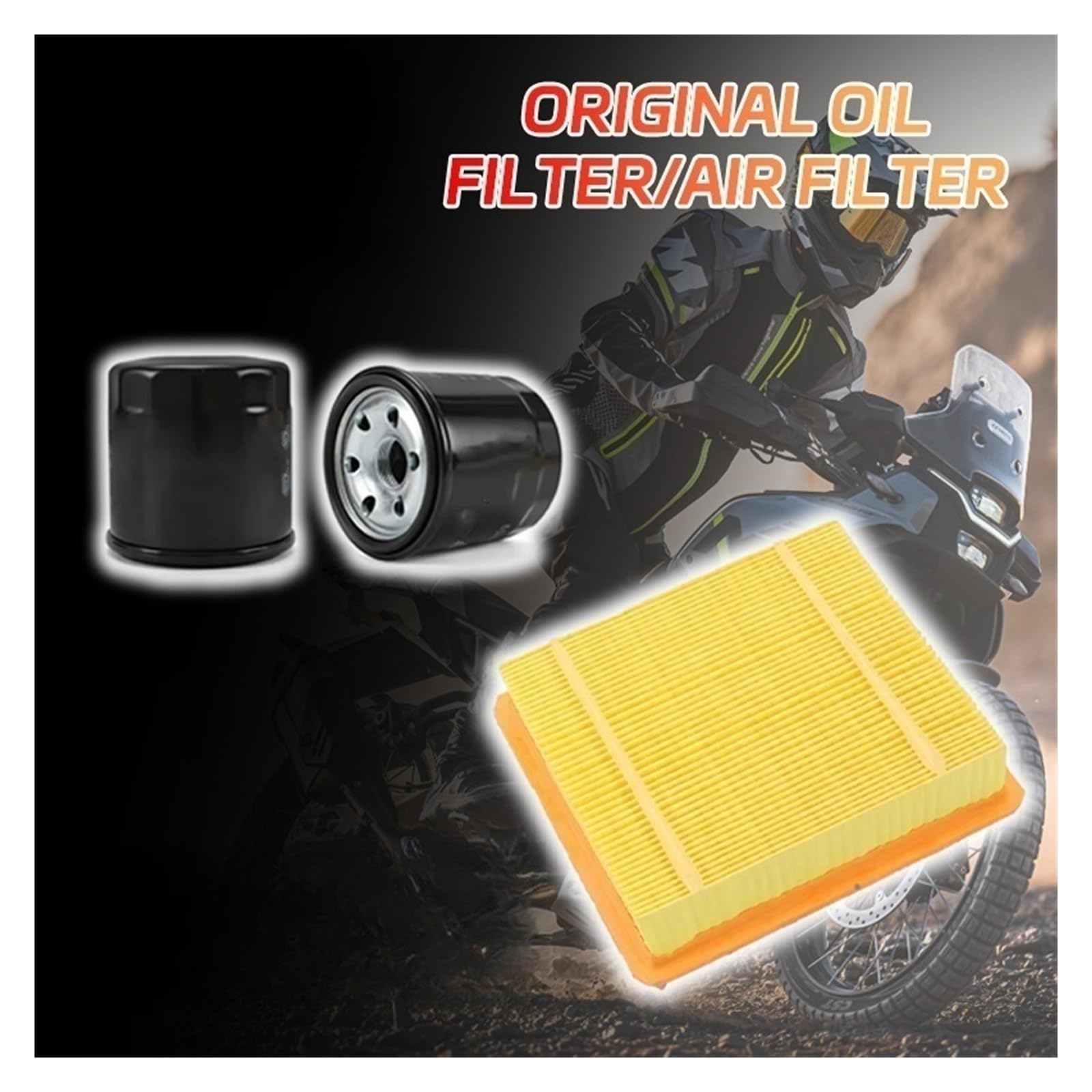 Filtro Aire Motocicleta Filtro De Celda Aceite, Accesorios Aire para Motocicleta para Cfmoto 450mt Cf450 450MT CF450 + 1 Juego Limpiador para Admisión