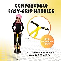 Vista 4 de New Bounce Pogo Stick para niños – Pogo Sticks para edades de 9 años en adelante, 80 a 160 libras – Edición Pro Sport, calidad, fácil agarre