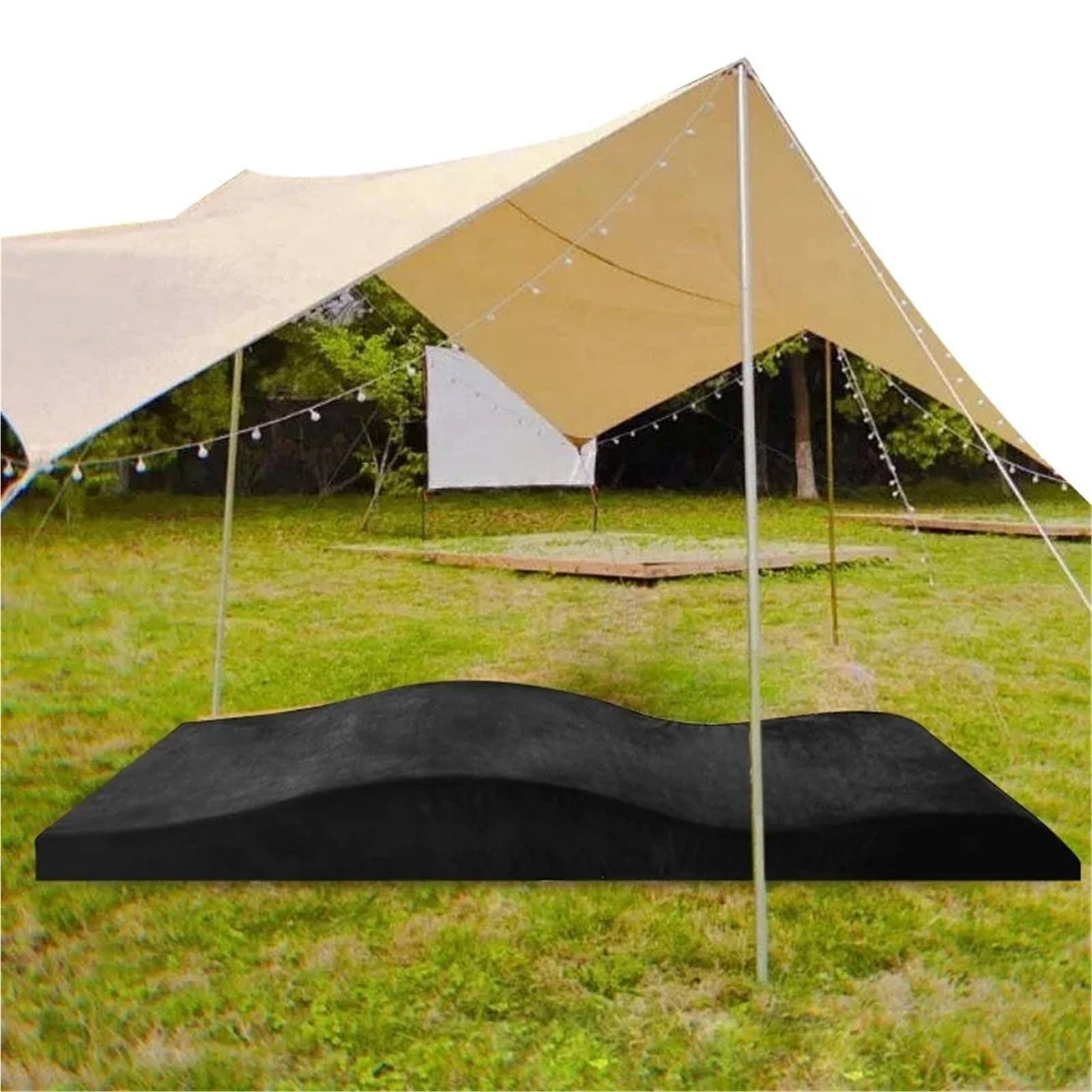 Lit cosmétique pour salon de coiffure, surmatelas en mousse à mémoire de forme, courbé pour cils, noir
