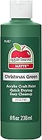 Vista 1 de Apple Barrel - Pintura acrílica en varios colores (8 oz), 20429, verde obscuro (Christmas Green) - (Paquete de 1)