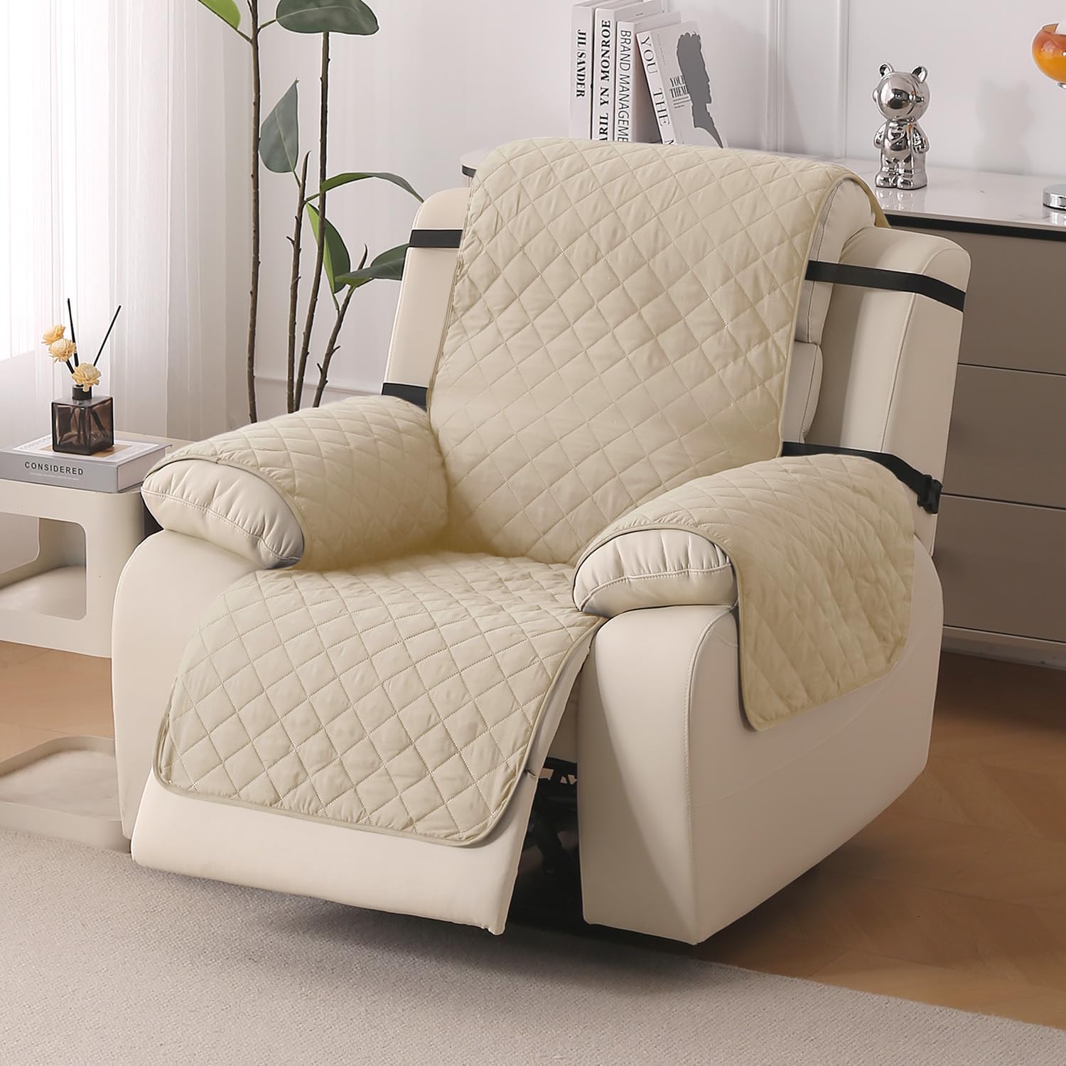 HOKIPO Recliner Cover - 3 Seater, Forest Green -21 HOKIPO Recliner Cover - 3 Seater, Forest Green -21